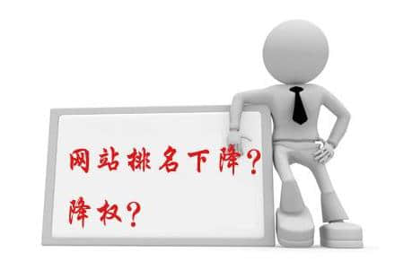 網站降權被K，排名下降了我們該如何應對？